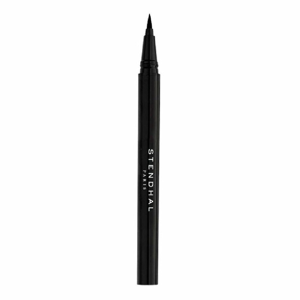 Schwarzer Eyeliner-Filzstift. Aufschrift: STENDHAL PARIS. Spitze nach oben. Schwarzer Stift.