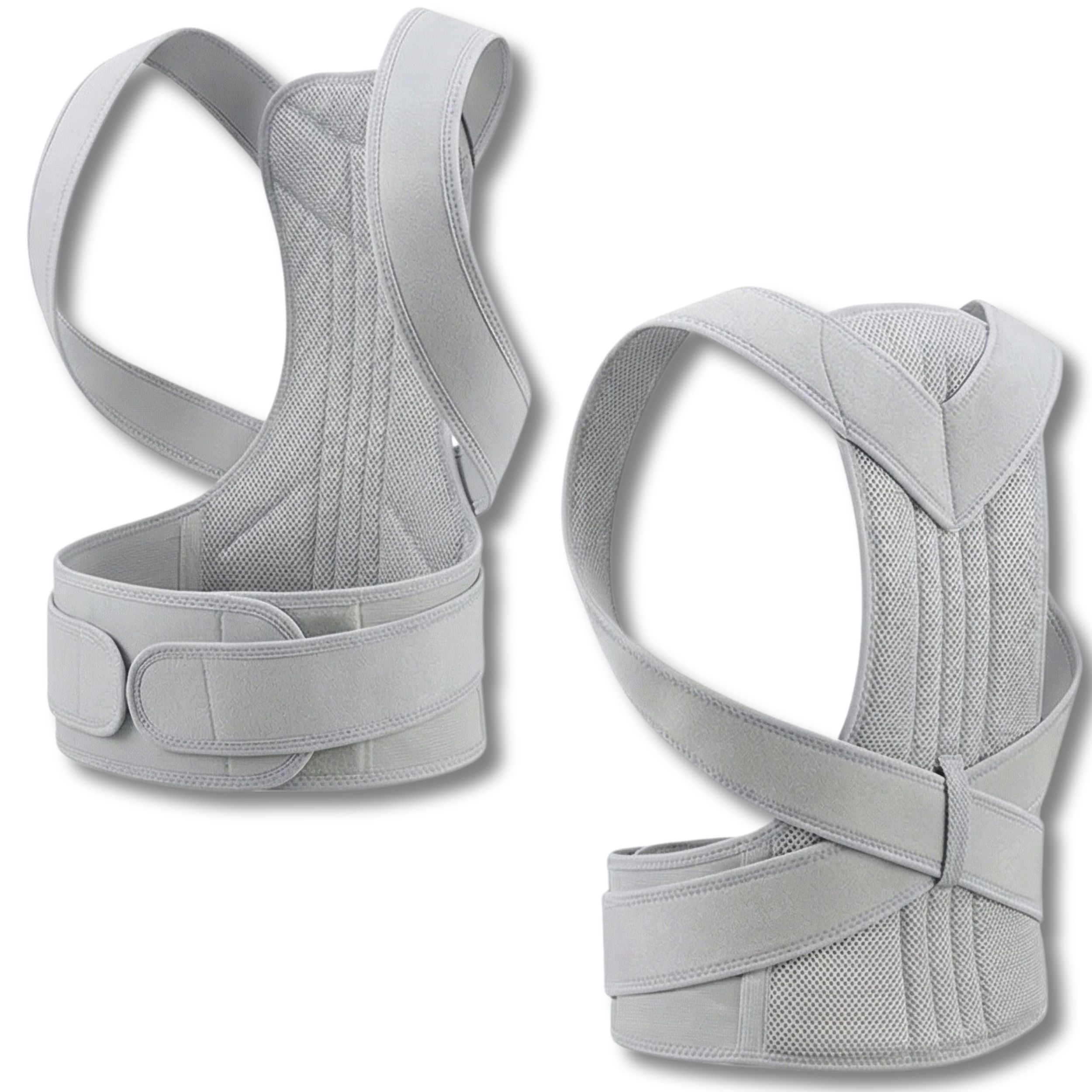 Haltungs­korrektor für Rücken & Schultern – Verstellbare, Atmungsaktive Rückenstütze – Größe L-XL