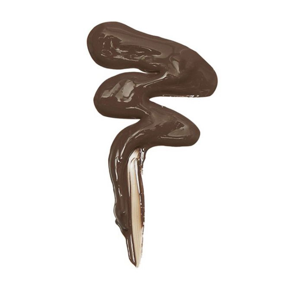 Brauner Concealer-Strich. Farbton. Auf hellem Hintergrund.