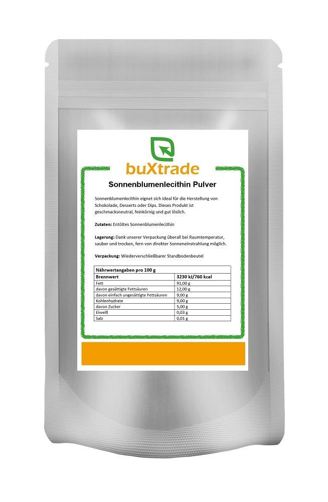 buXtrade Sonnenblumenlecithin Pulver