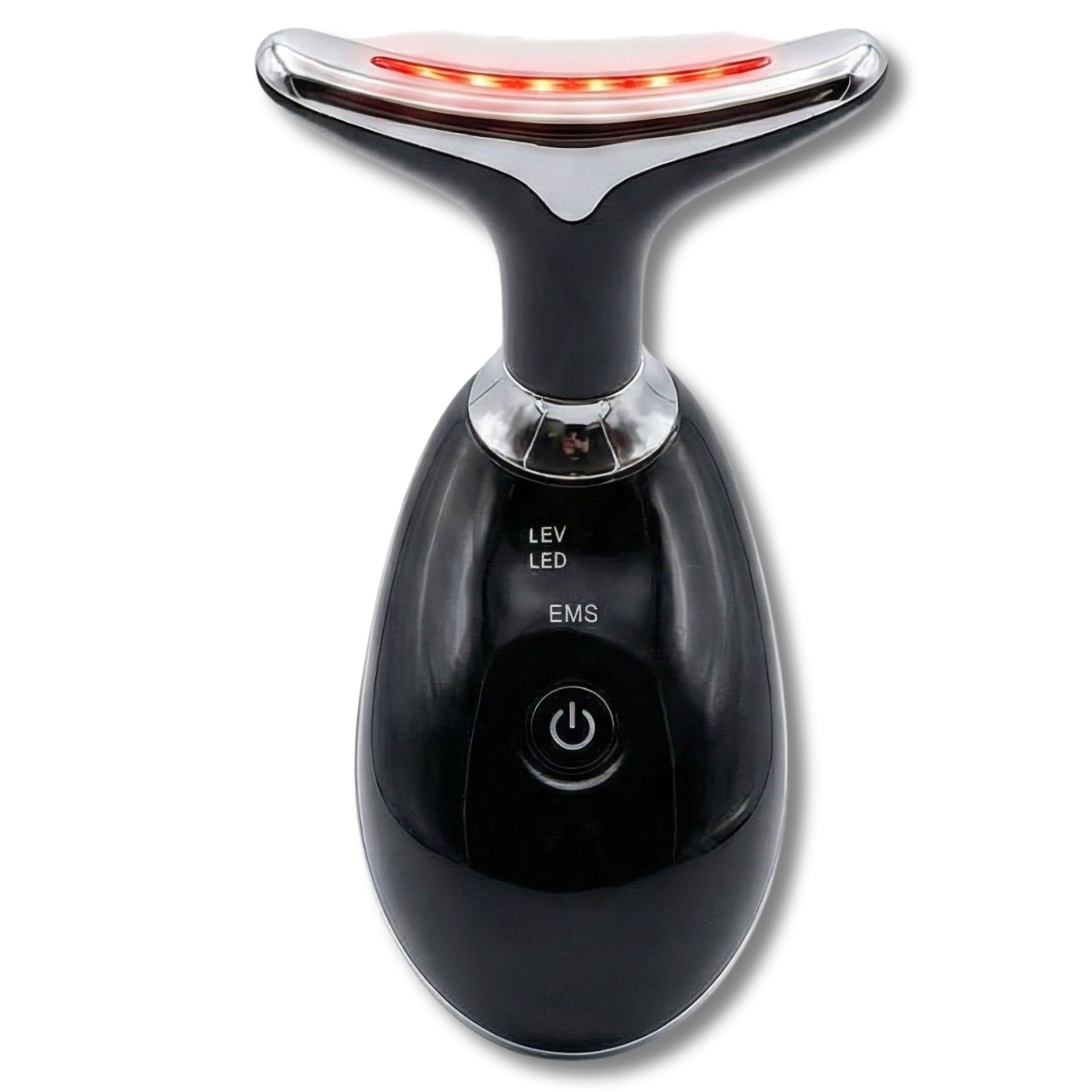 EMS- & LED-Gesichtsreinigungsgerät – Positive/Negative Ionen, Anti-Aging, Straffend & Wärme