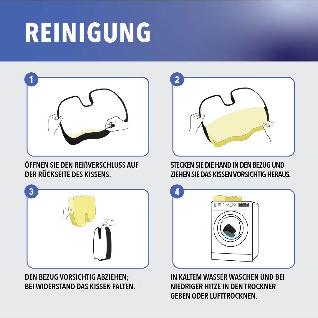 IEA Medical orthopädisches Sitzkissen, ergonomisches Sitzkissen Bürostuhl, Steißbeinkissen