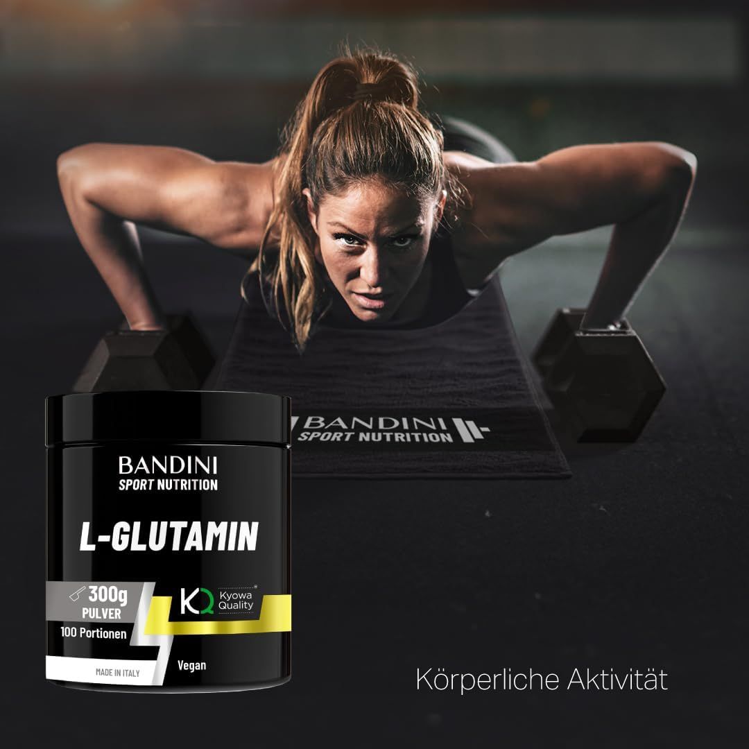 Dose L-Glutamin Pulver 300g, 100 Portionen, Kyowa Quality, vegan.