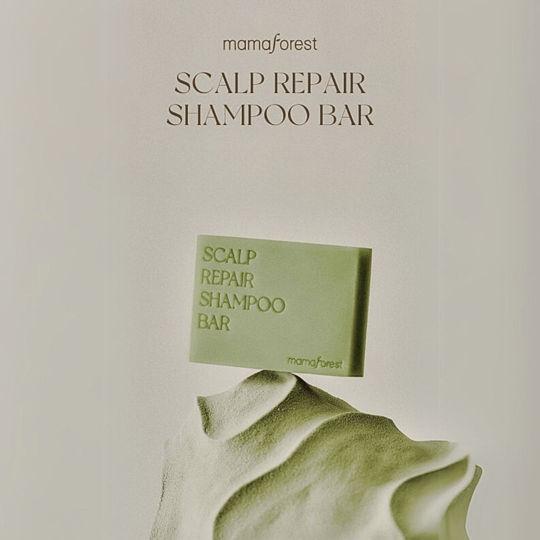 Mamaforest Scalp Repair festes Shampoo – K-Beauty Shampoo Bar für empfindliche Kopfhaut
