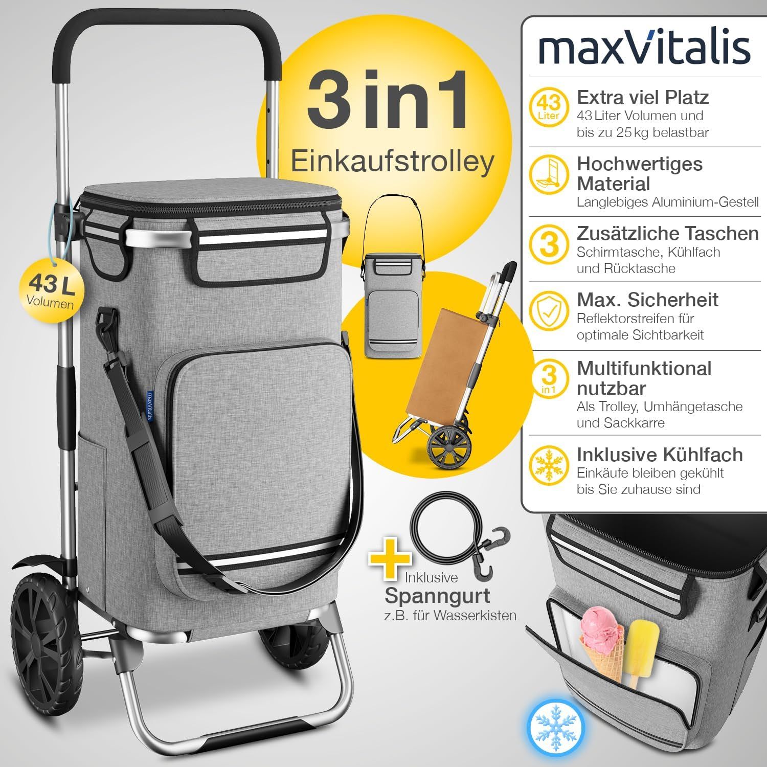 maxVitalis Einkaufstrolley