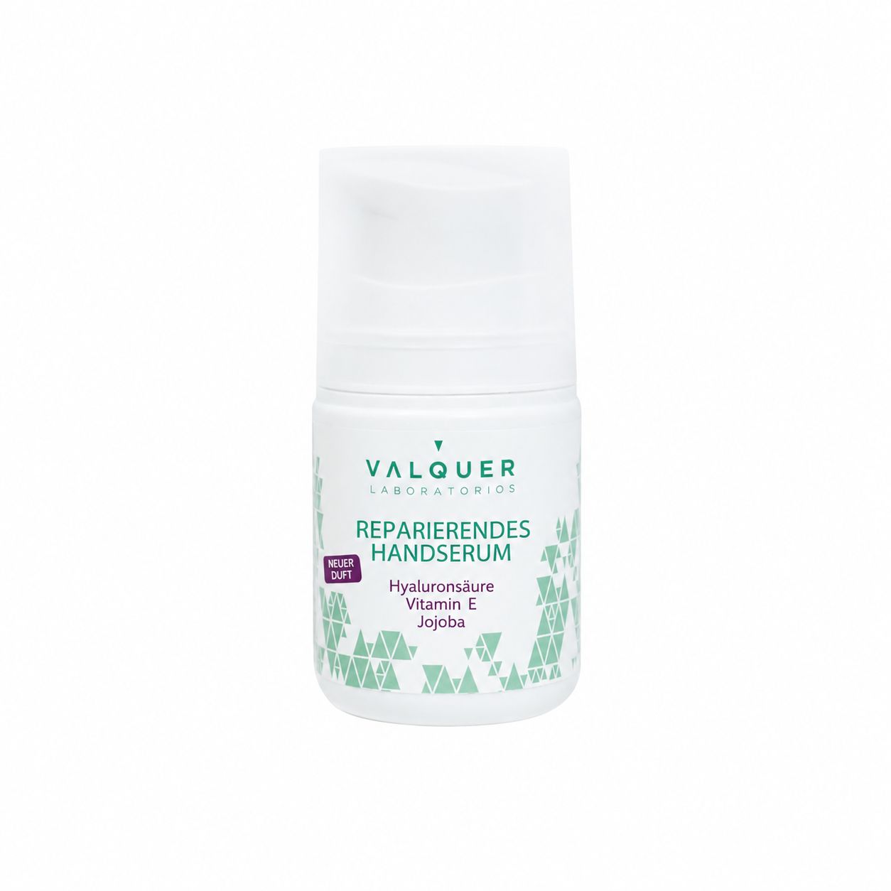 Zwei Flaschen Handpflegeprodukte, ein Spray und ein Serum.