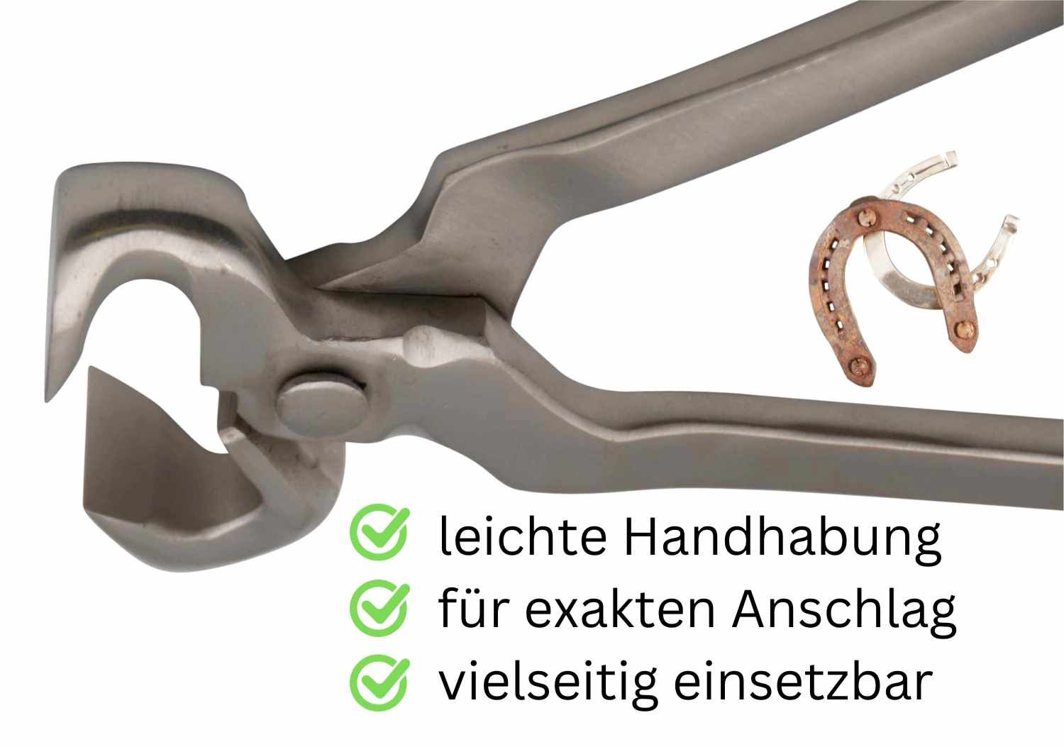 AMKA Hufbeschlag Tasche Werkzeug Set mit 3 Teilen Hufschmied Hufpflege Werkzeuge