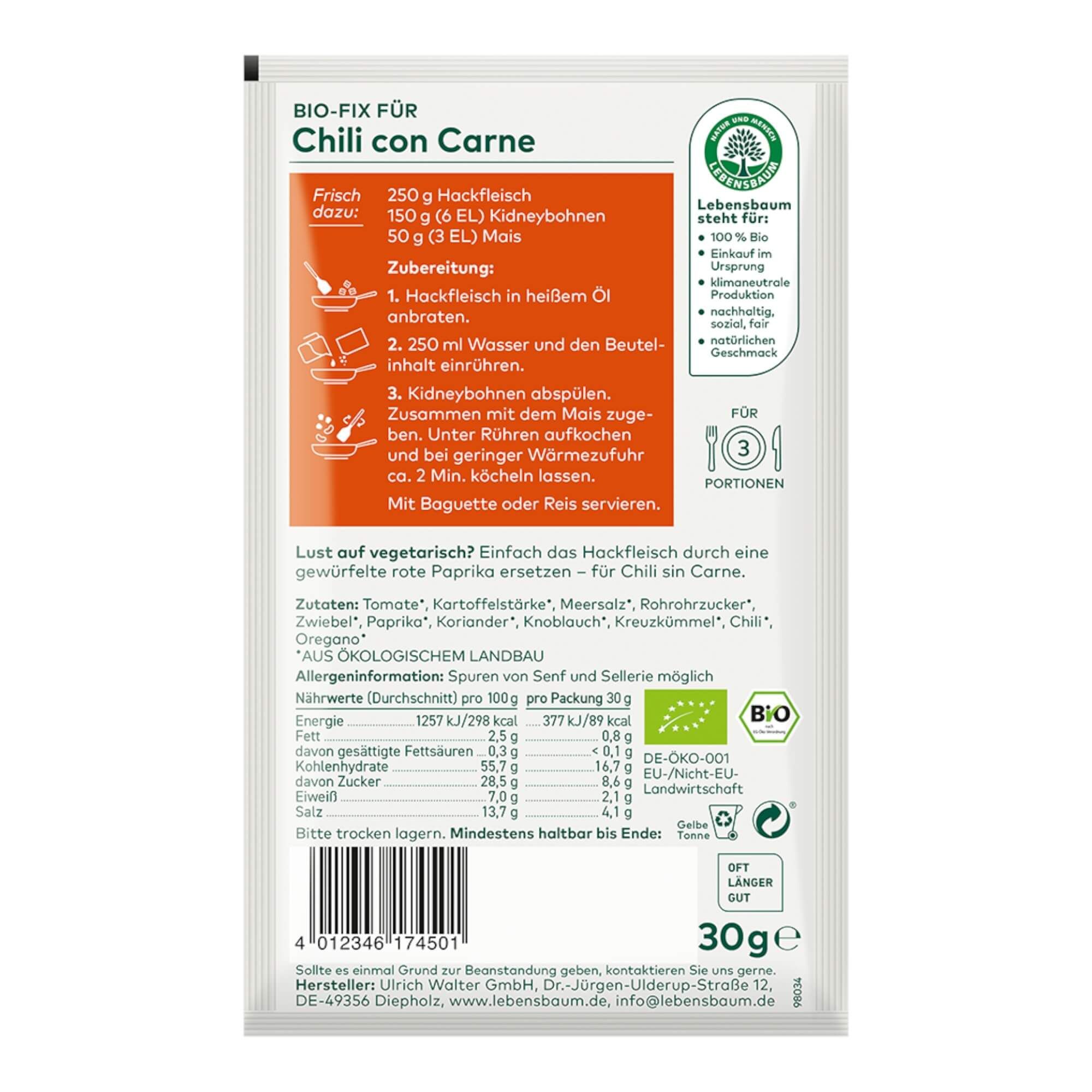 Bio Chili con Carne