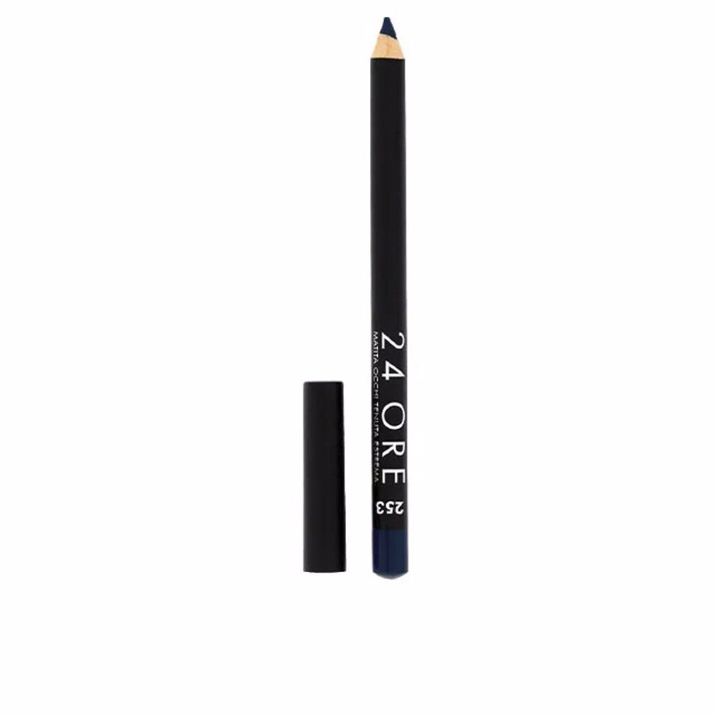 Schwarzer Eyeliner-Stift mit Kappe. Aufschrift 24 Ore, 253. Blaue Spitze.