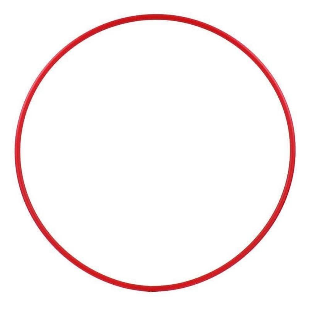Hoopomania Kinder-Hula-Hoop ohne Deko- und Grip-Tape | Ø 75 cm | Rot