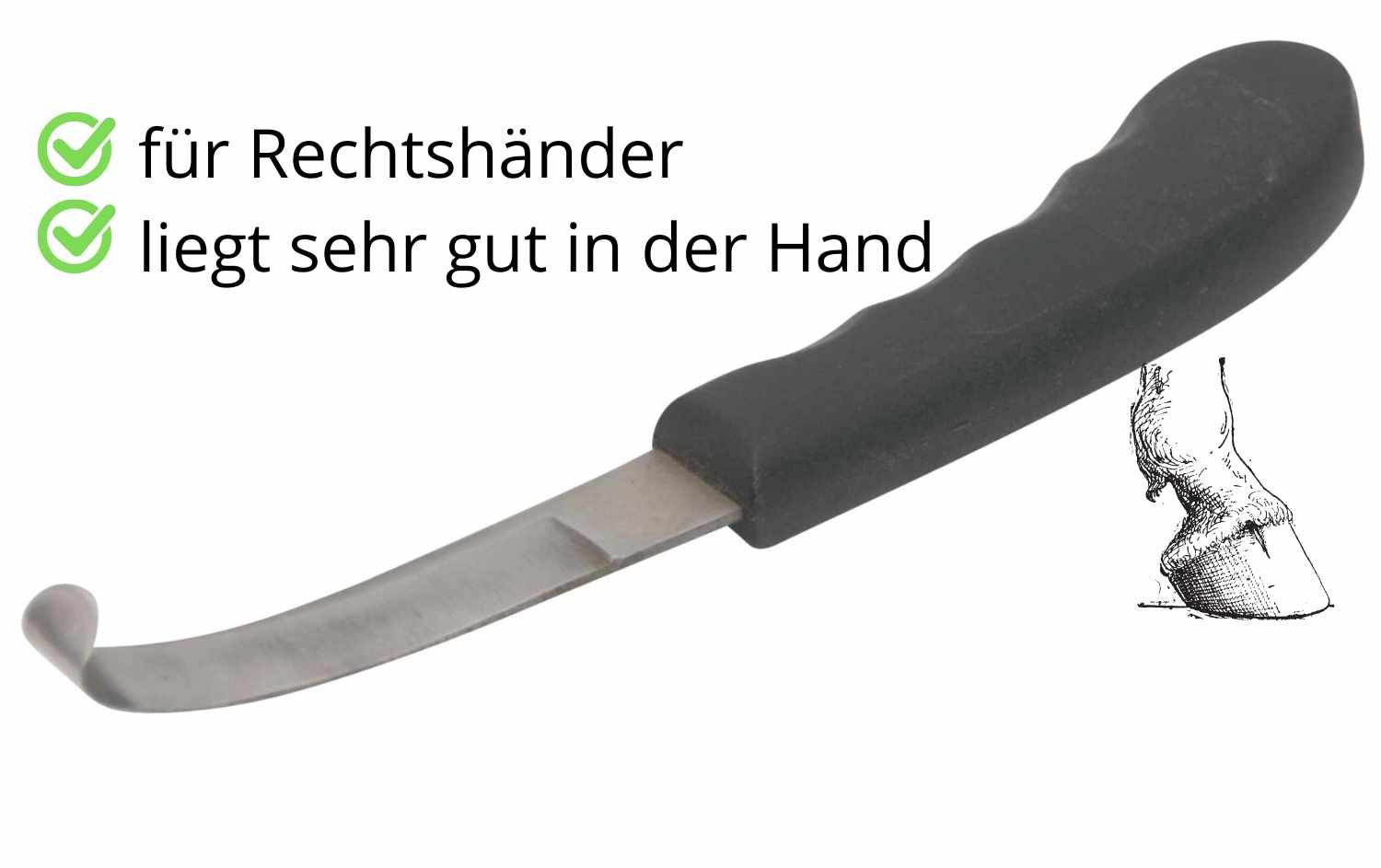 AMKA Hufmesser rechts einseitig