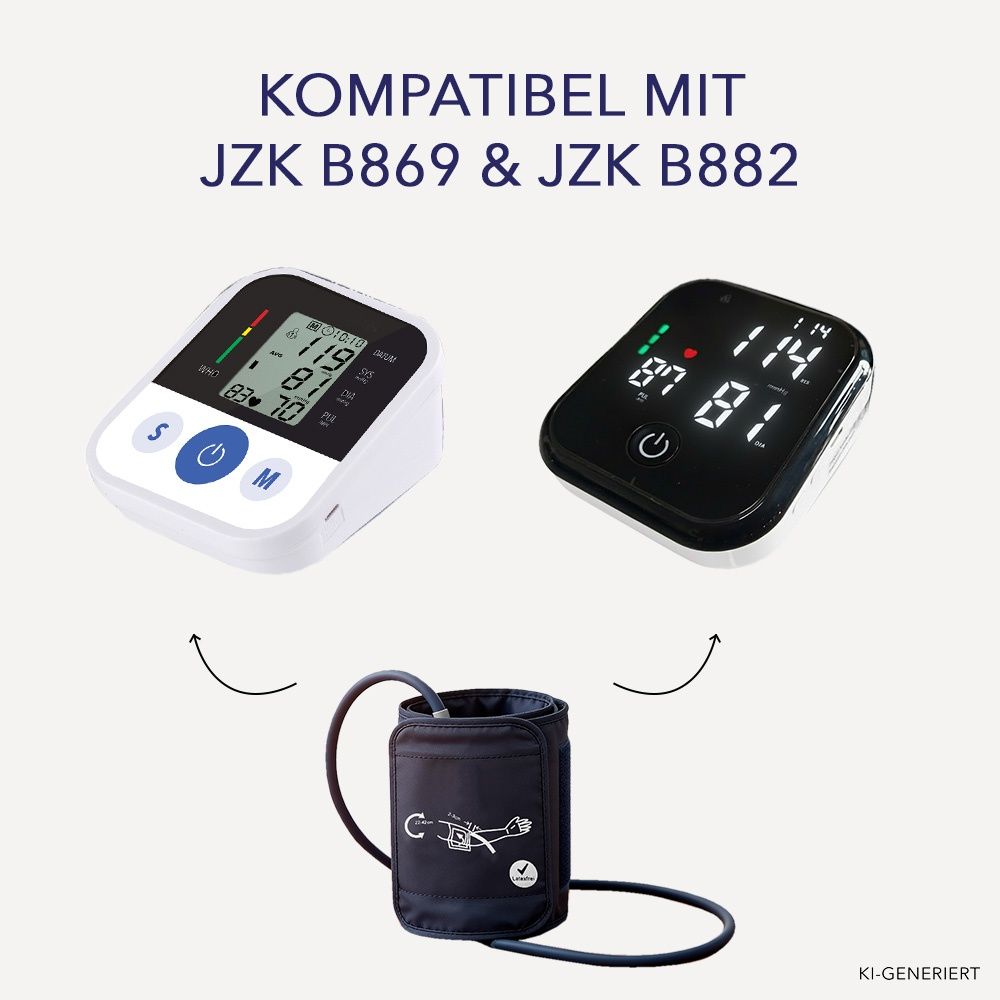 Blutdruckmanschette kompatibel mit den Geräten JZK B869 und JZK B882.