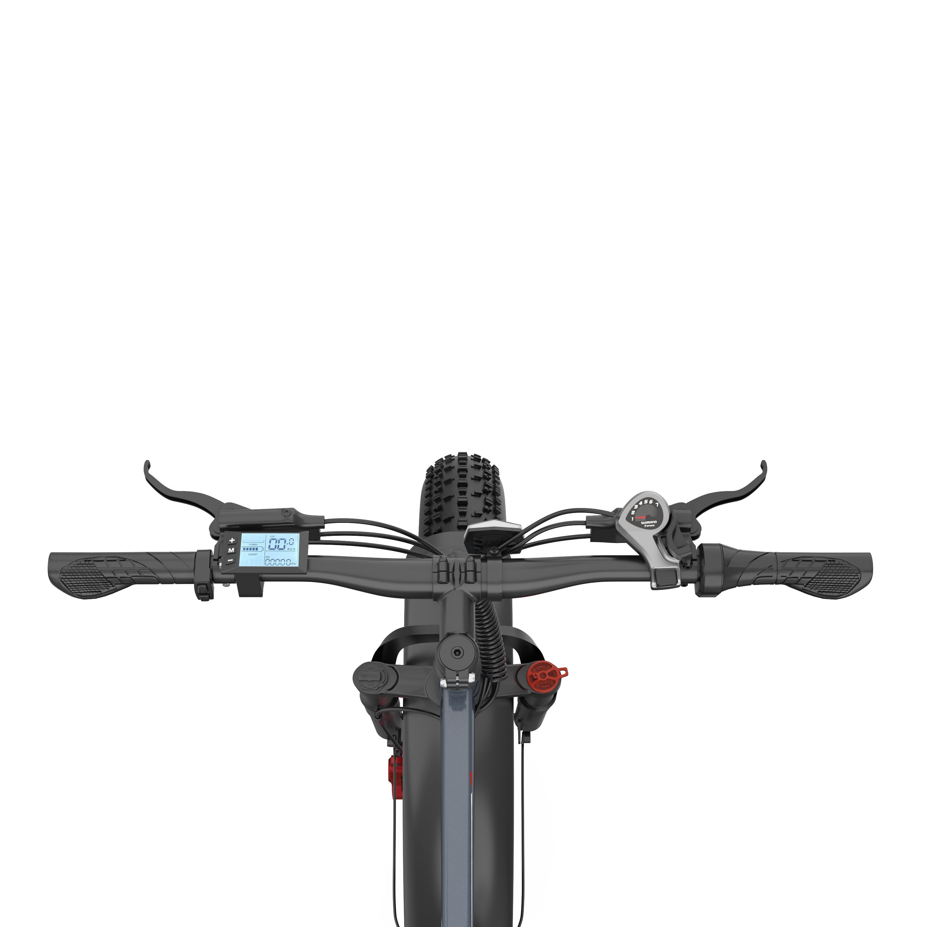 ZAZAWORK CF26 E-Bike für Erwachsene, 48V 20Ah Akku, hydraulische Scheibenbremsen