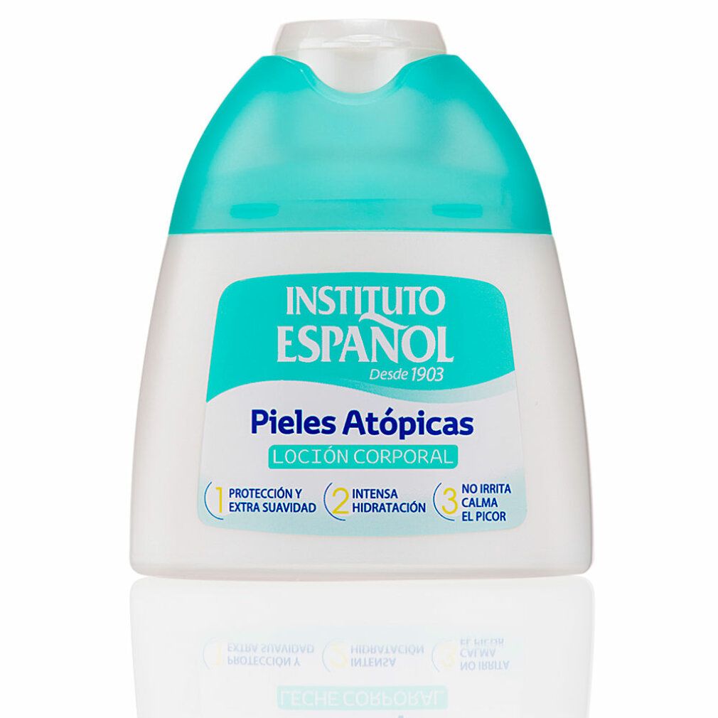 Flasche Körpermilch für atopische Haut von Instituto Español.