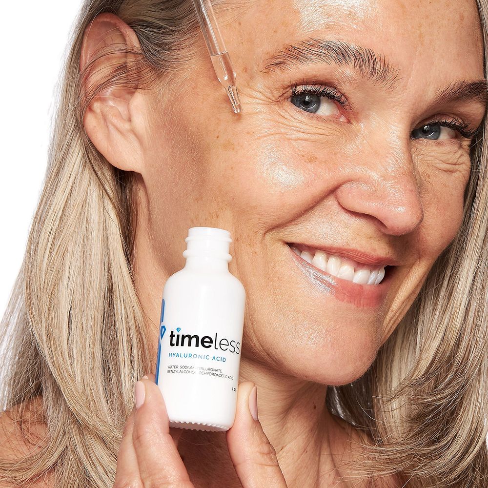 TIMELESS SKIN CARE Hyaluronic Acid 100% Pure Hydrating Face Serum