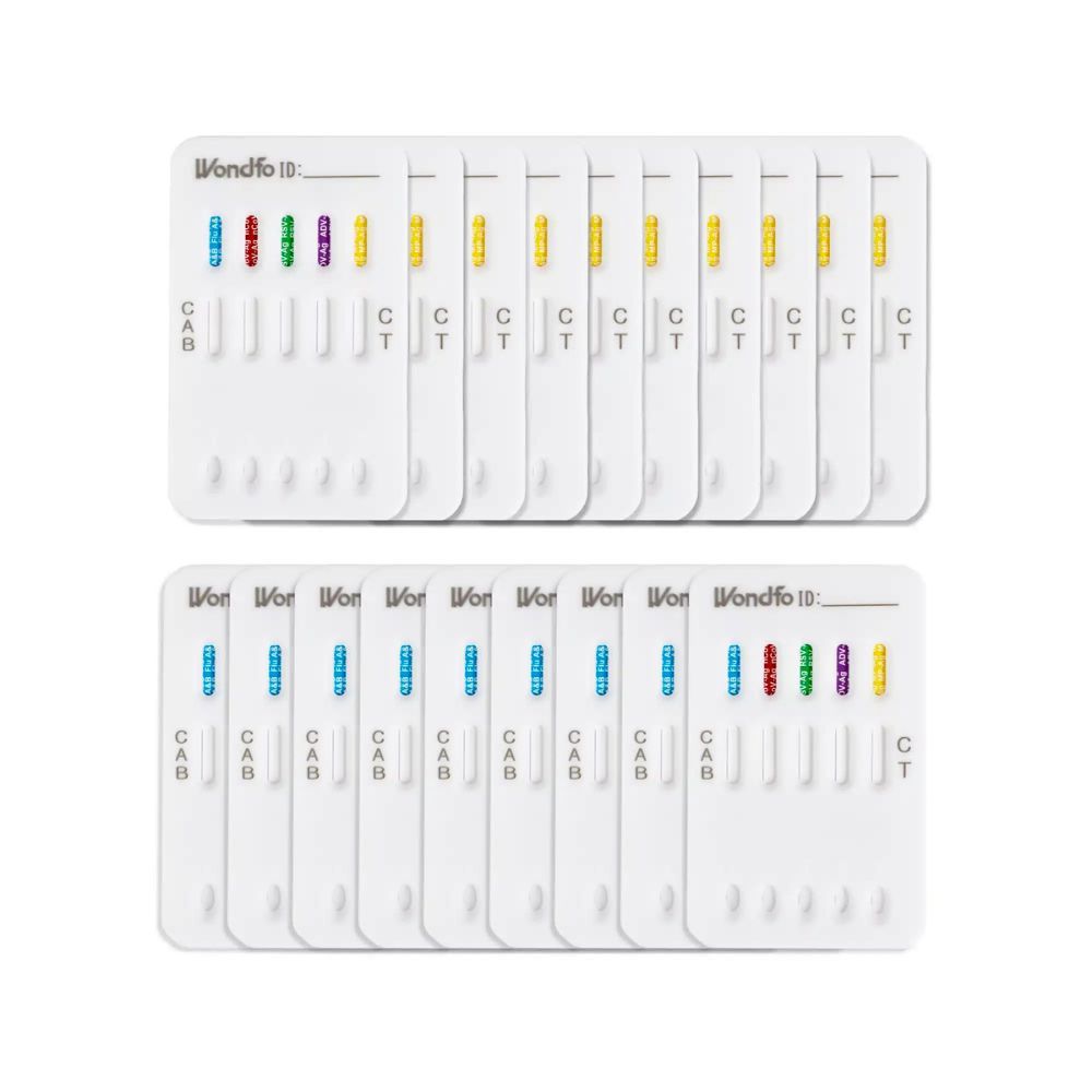 BISAF COMBO 6in1: SARS-CoV-2, Flu A/B, RSV, Adenovirus, Mycoplasma – 20 Tests + Gratis Nanovio FFP2