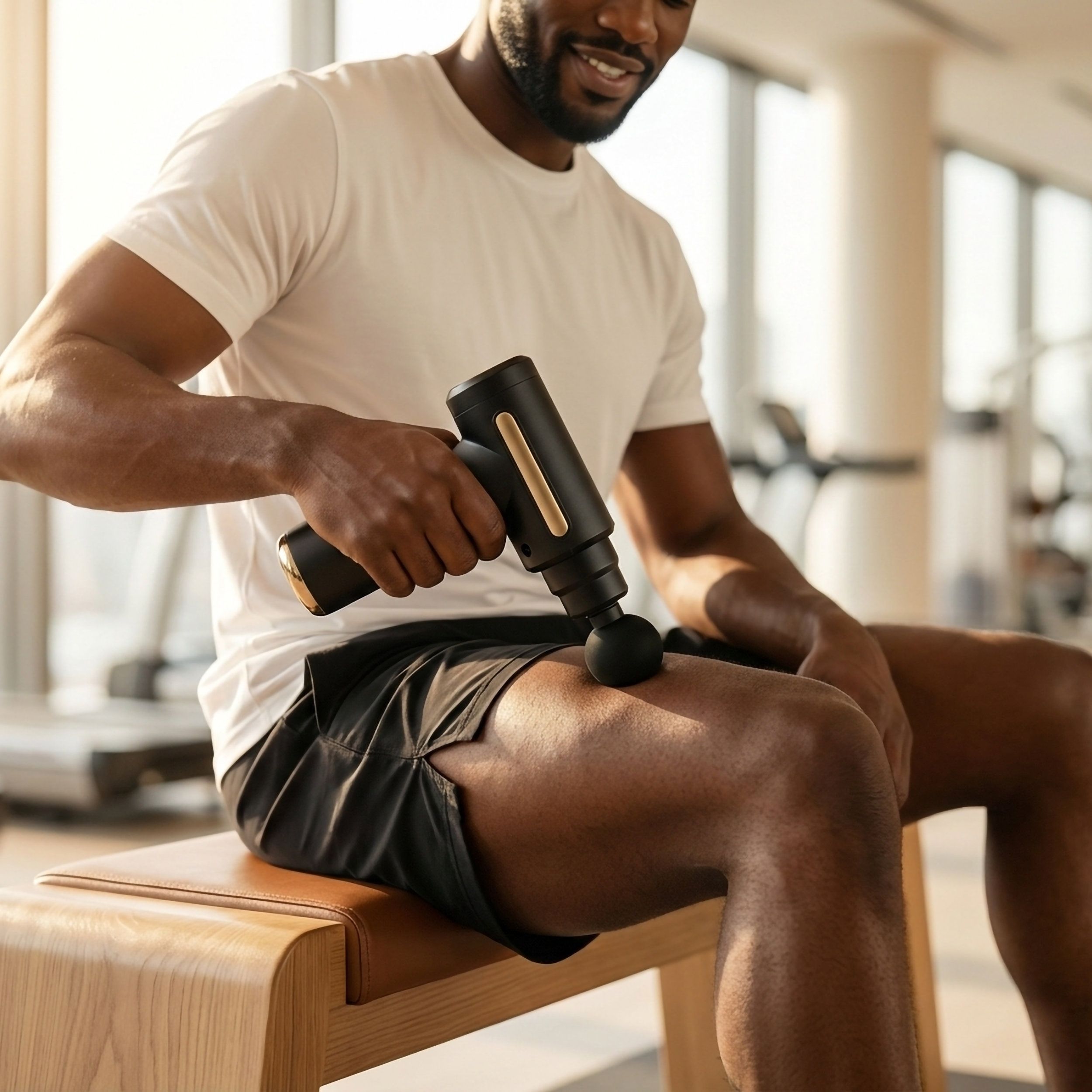 Kompakte Percussions-Massagepistole – Myofasziale Therapie, Muskelmassage & Sportliche Regeneration