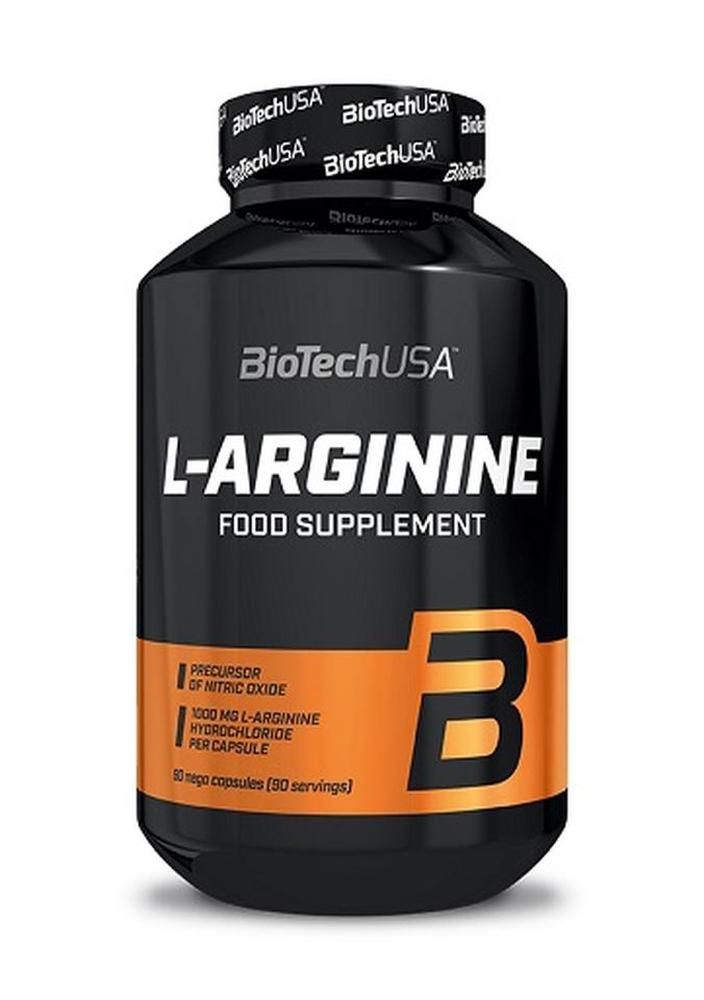 BioTechUSA L-Arginine Kapselbehälter. Enthält 60 Kapseln.