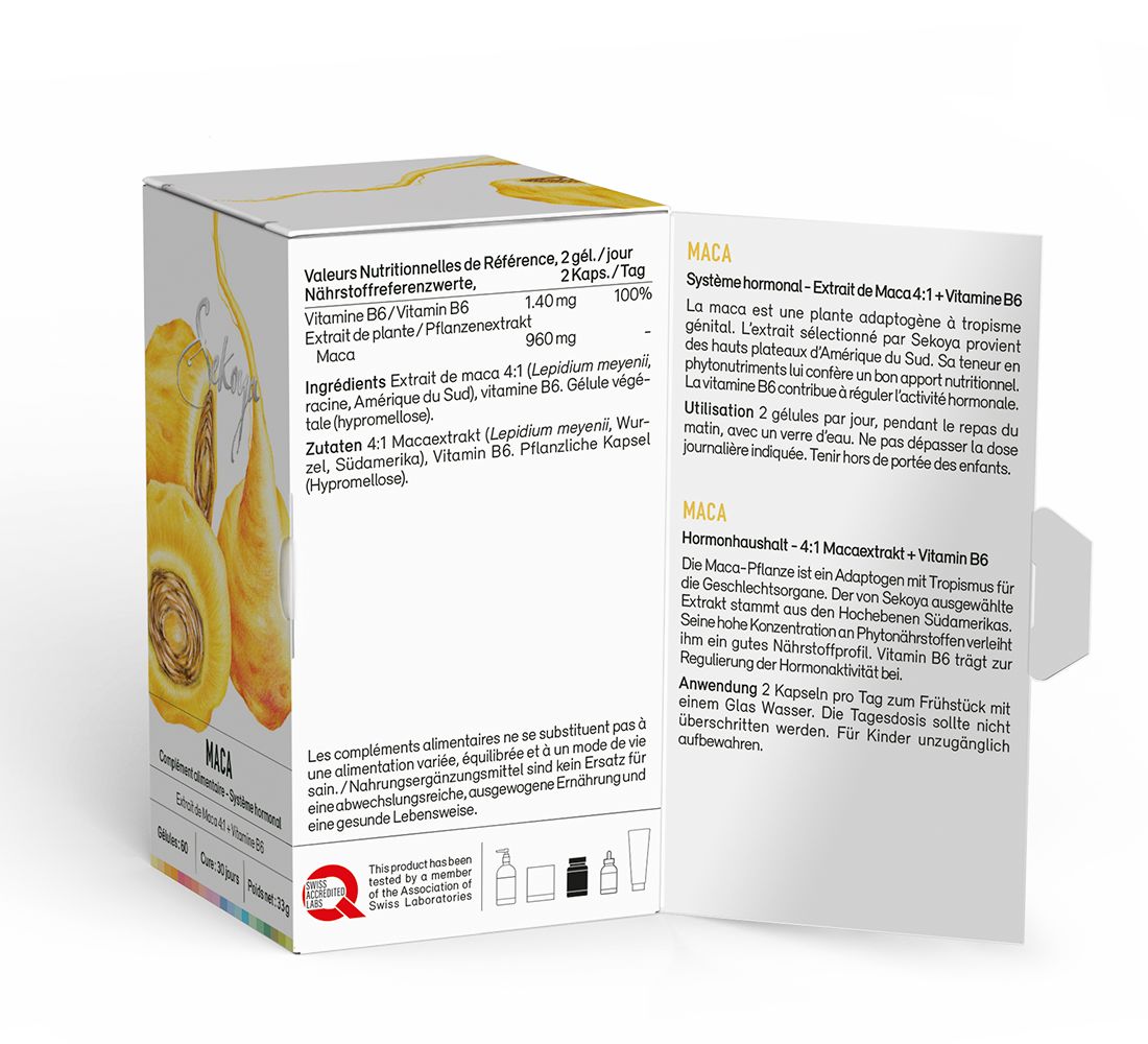 Sekoya Swiss - Maca | Gegen Wechseljahresbeschwerden