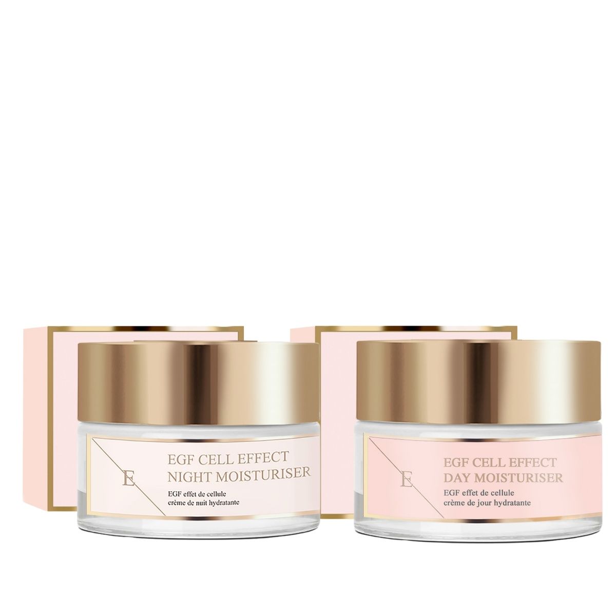 ErthSkin London EGF Cell Effect Tagesfeuchtigkeitscreme + EGF Cell Effect Nachtfeuchtigkeitscreme
