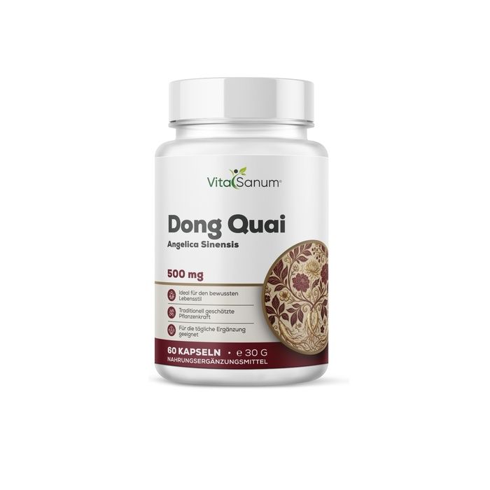VitaSanum Dong Quai Kapseln, 500 mg, 60 vegane Kapseln.