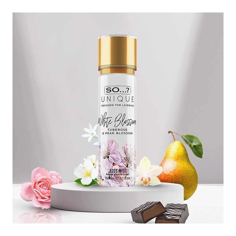 So...? Unique - Körpernebel - Weiße Blume 150ml