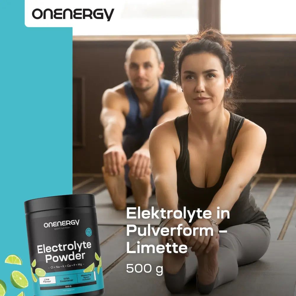 OnEnergy Elektrolyt Pulver Dose, Limetten, 500g.
