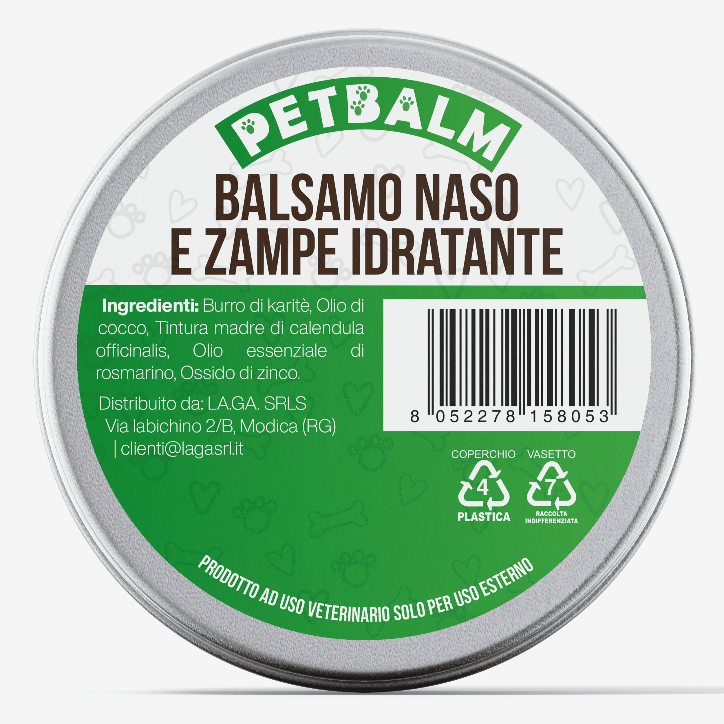LA.GA Petbalm Pfotenbalsam und Nasenpflege für Hunde und Katzen
