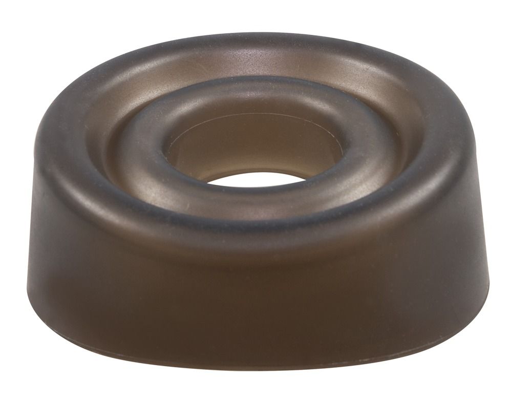 Dunkelgraue Ersatzmanschette. Ringförmig mit zentraler Öffnung. Kegelförmige Basis. Silikonmaterial.