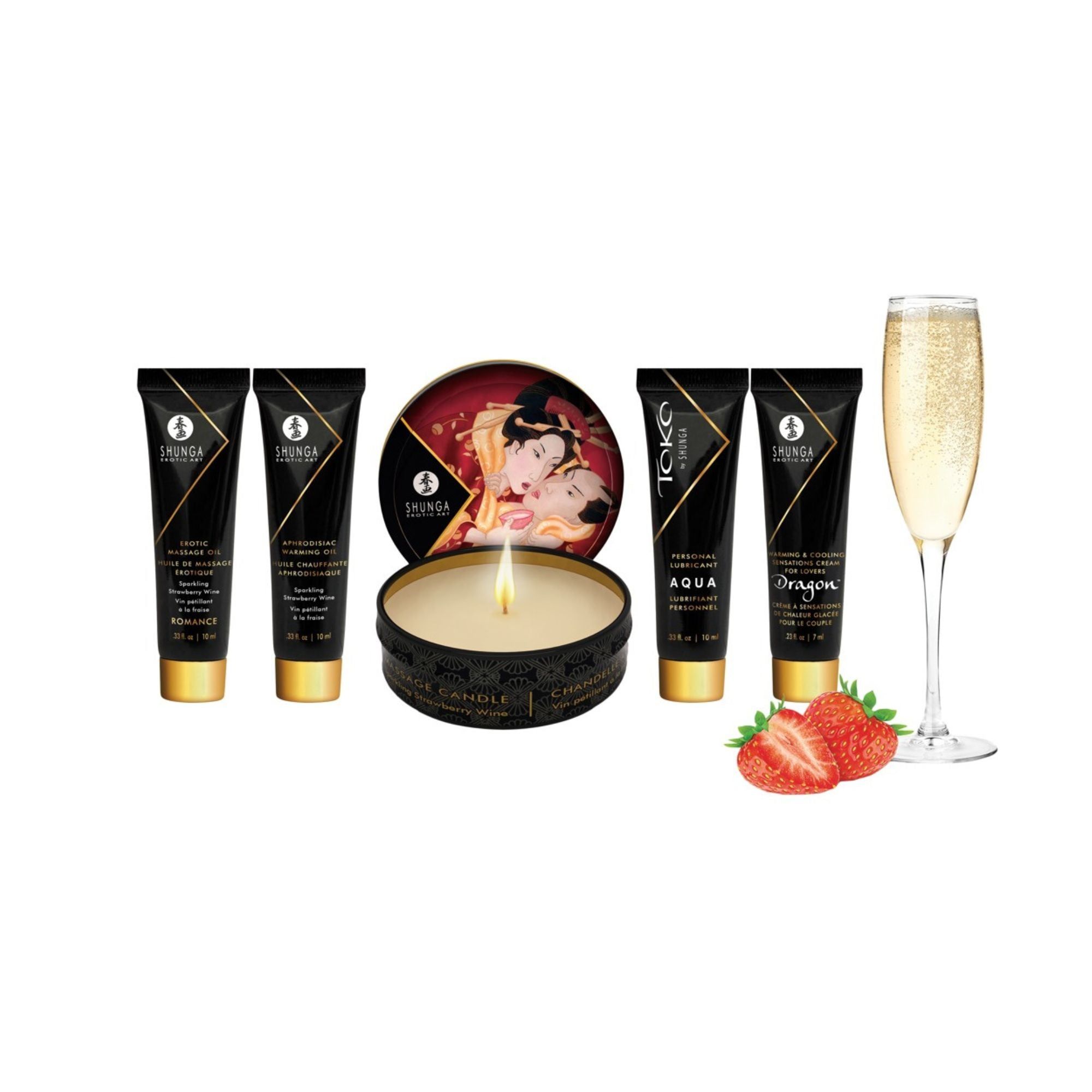 Shunga - Geisha Sparkling Strawberry Wine 67 ml