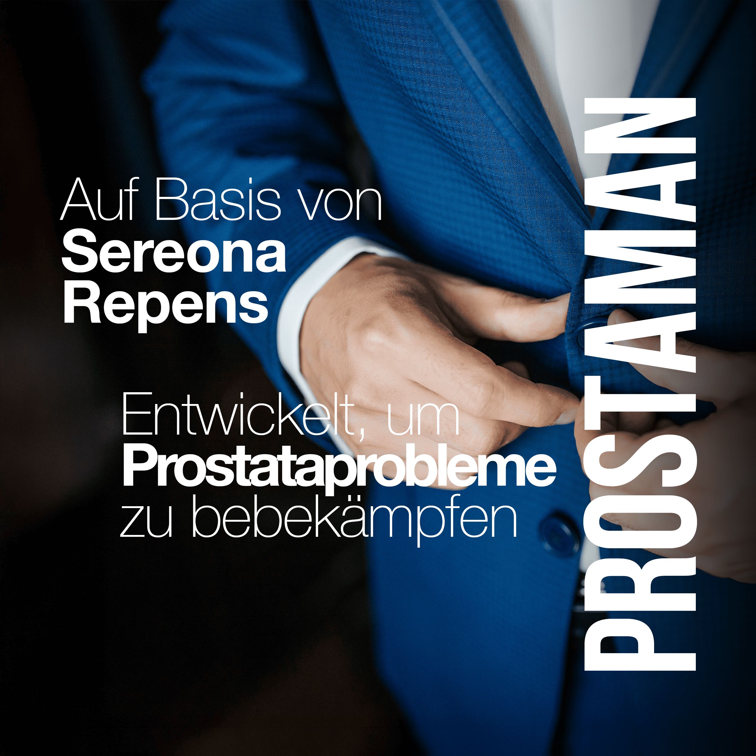 LA.GA Prostaman © Serenoa Repens (Sägepalme) + Kürbis – Prostata-Inhaltsstoff, 60 Tabl.