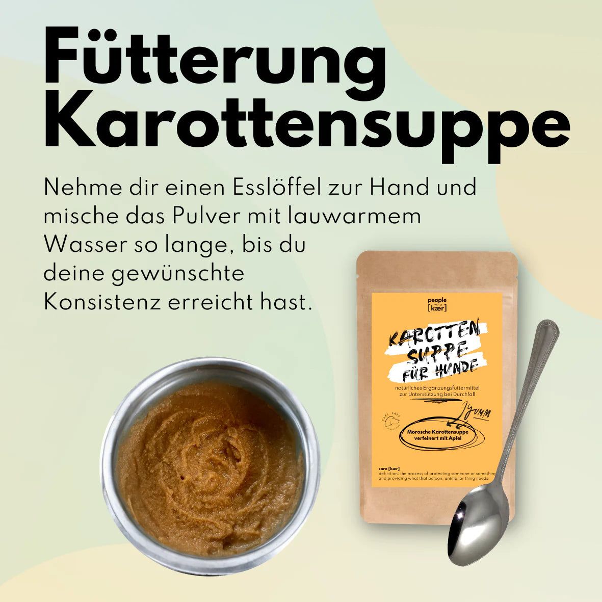 Sparset "Welpenstarter" Gelenkpulver Welpe + Morosche Karottensuppe - People Who Kaer