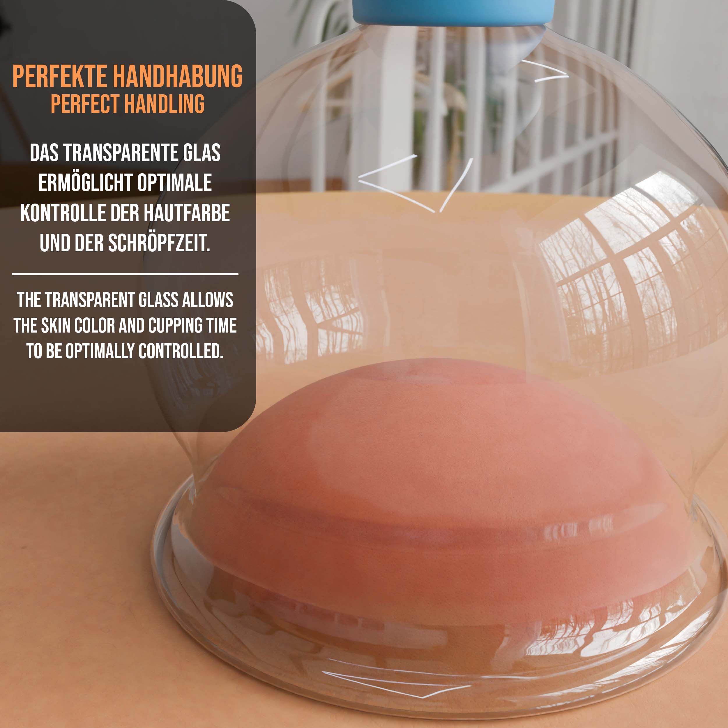 pulox Schröpfglas aus Echtglas