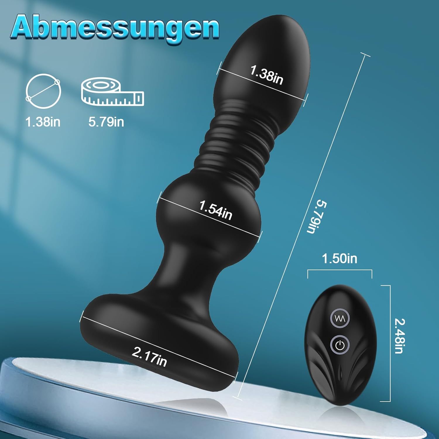 YICOCO Analvibratoren für Mann Analplug Sexspielzeug