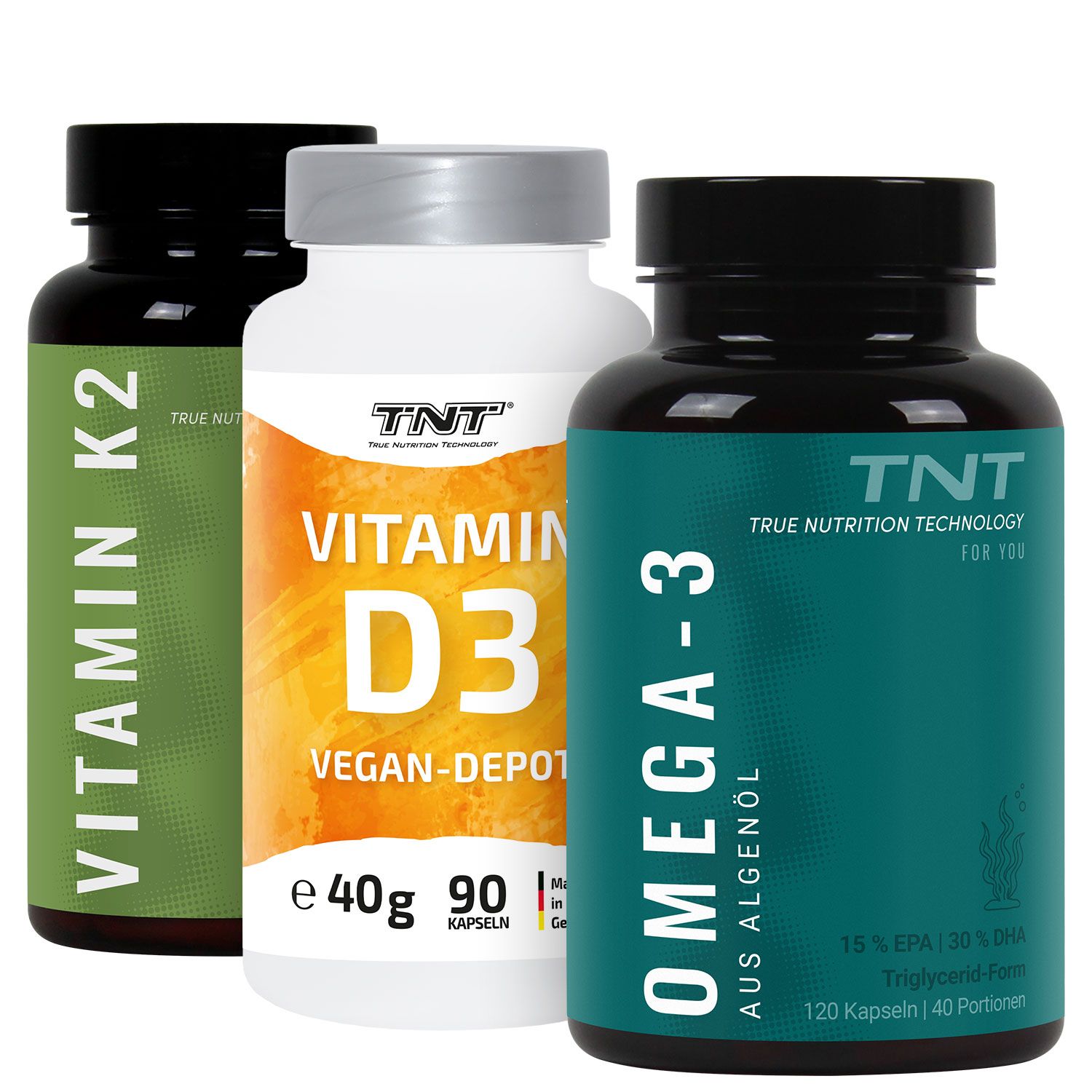 Vegan O3-D3-K2 - Sparbundle - die perfekte Mischung für ein starkes Immunsystem