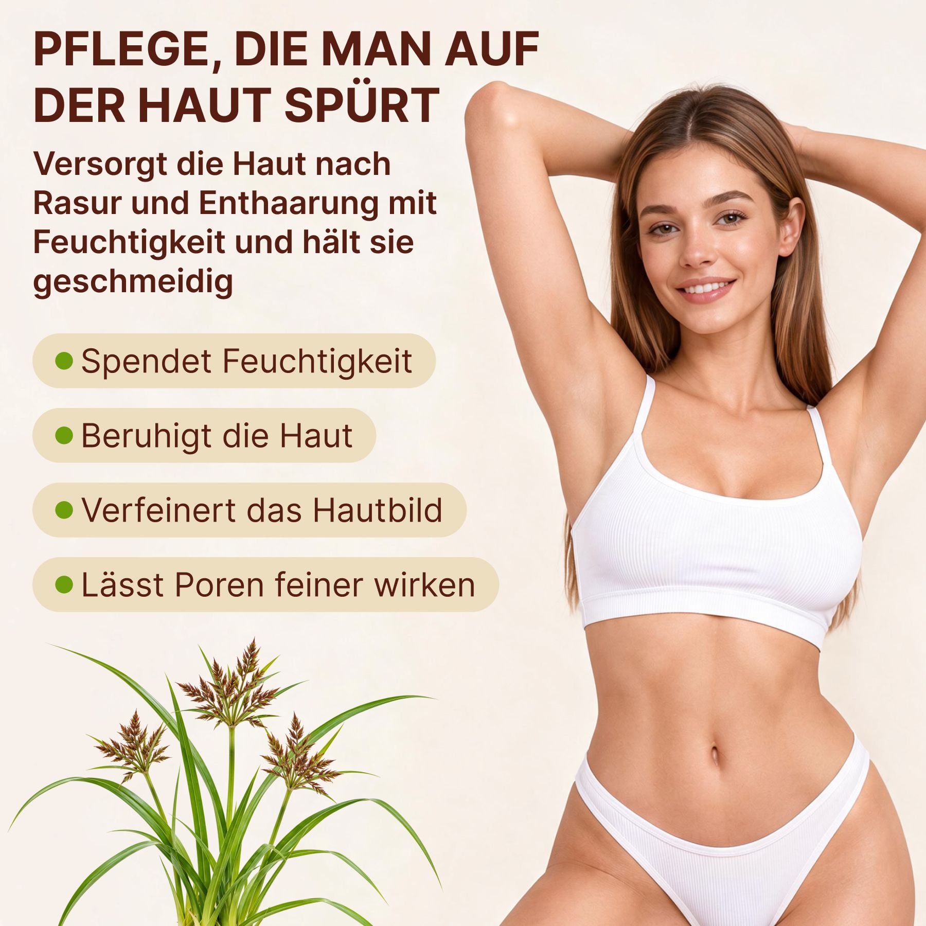 P-beauty Cyperus Rotundus Öl Haarentfernung gegen Haarwachstum Nagarmotha