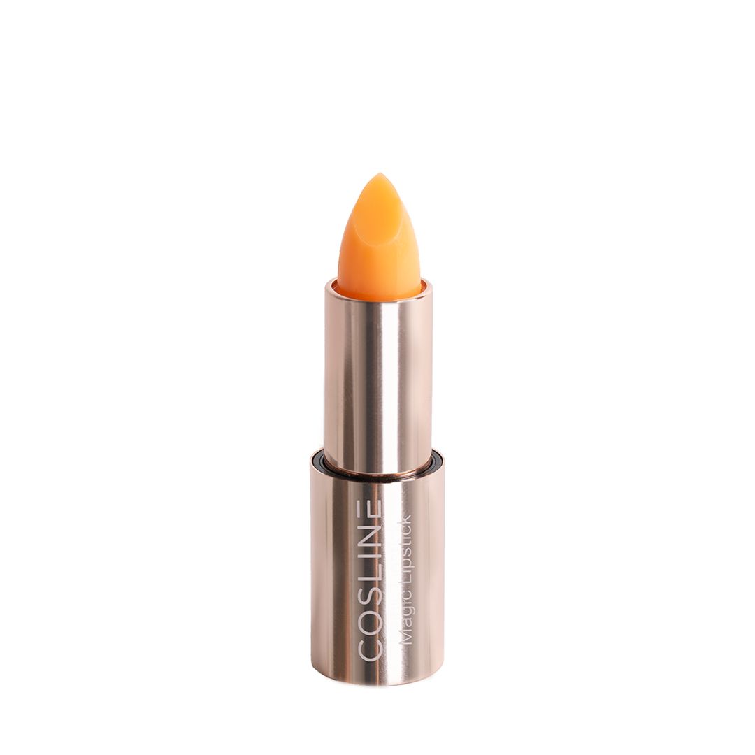 Cosline Magic Lipstick in orange, aufrecht stehend.