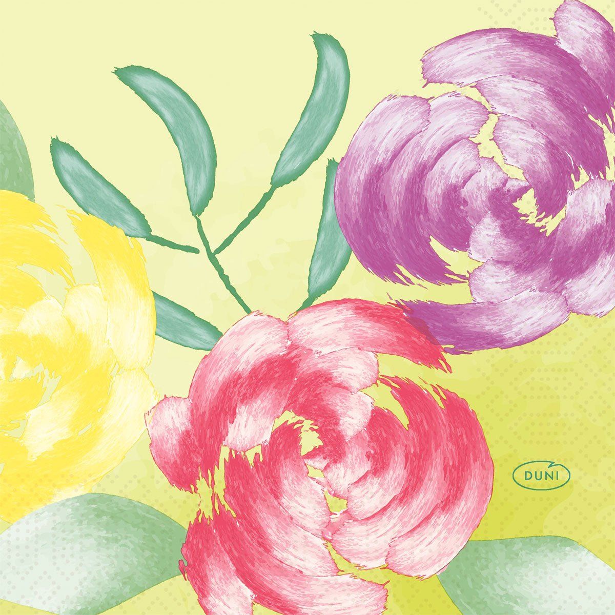 Serv.24x24 3lg 1/4 Soft Tropics Papierservietten