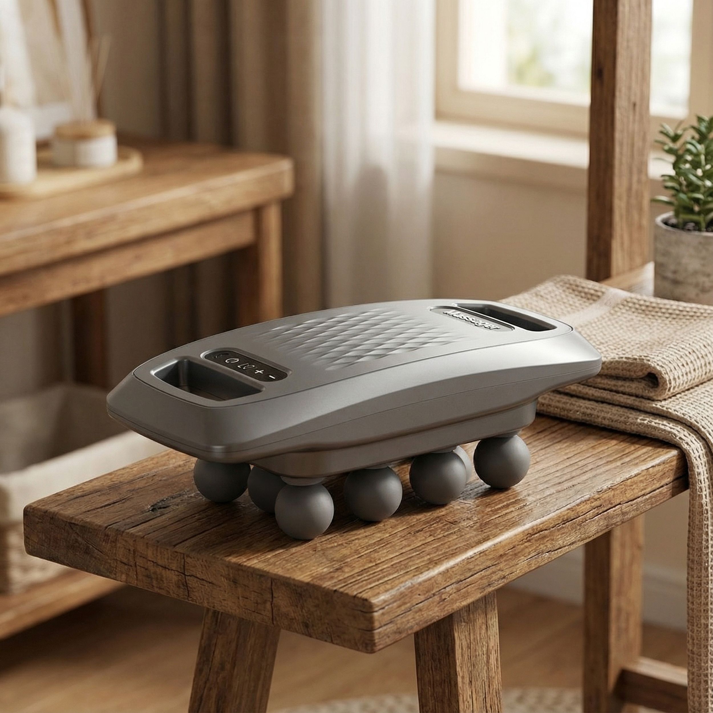 Professionelle Percussion-Massagepistole – Rotes Licht, Sportliche Regeneration & Muskelentspannung