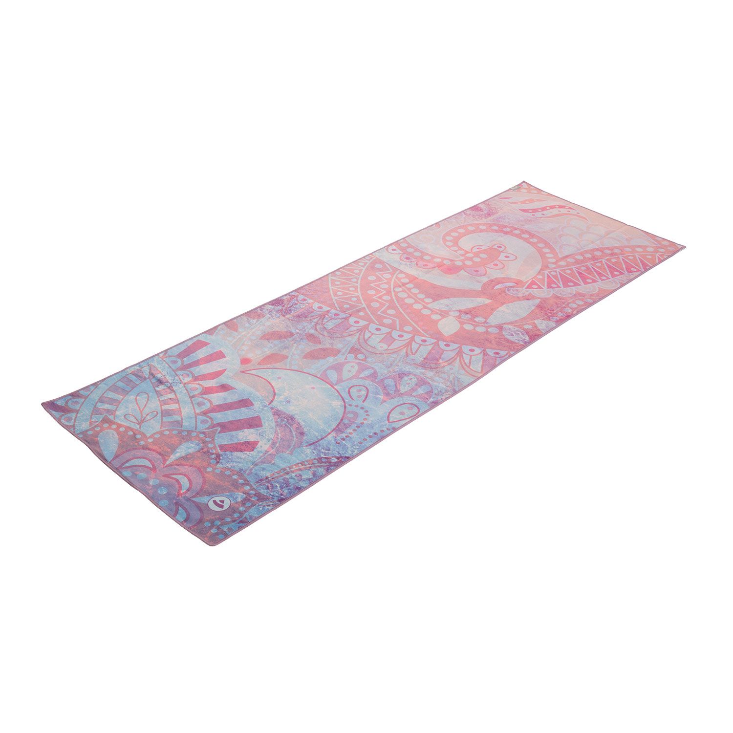 GRIP² Yoga Towel Art Collection, Paisley Mist, beige/blau, 907APM