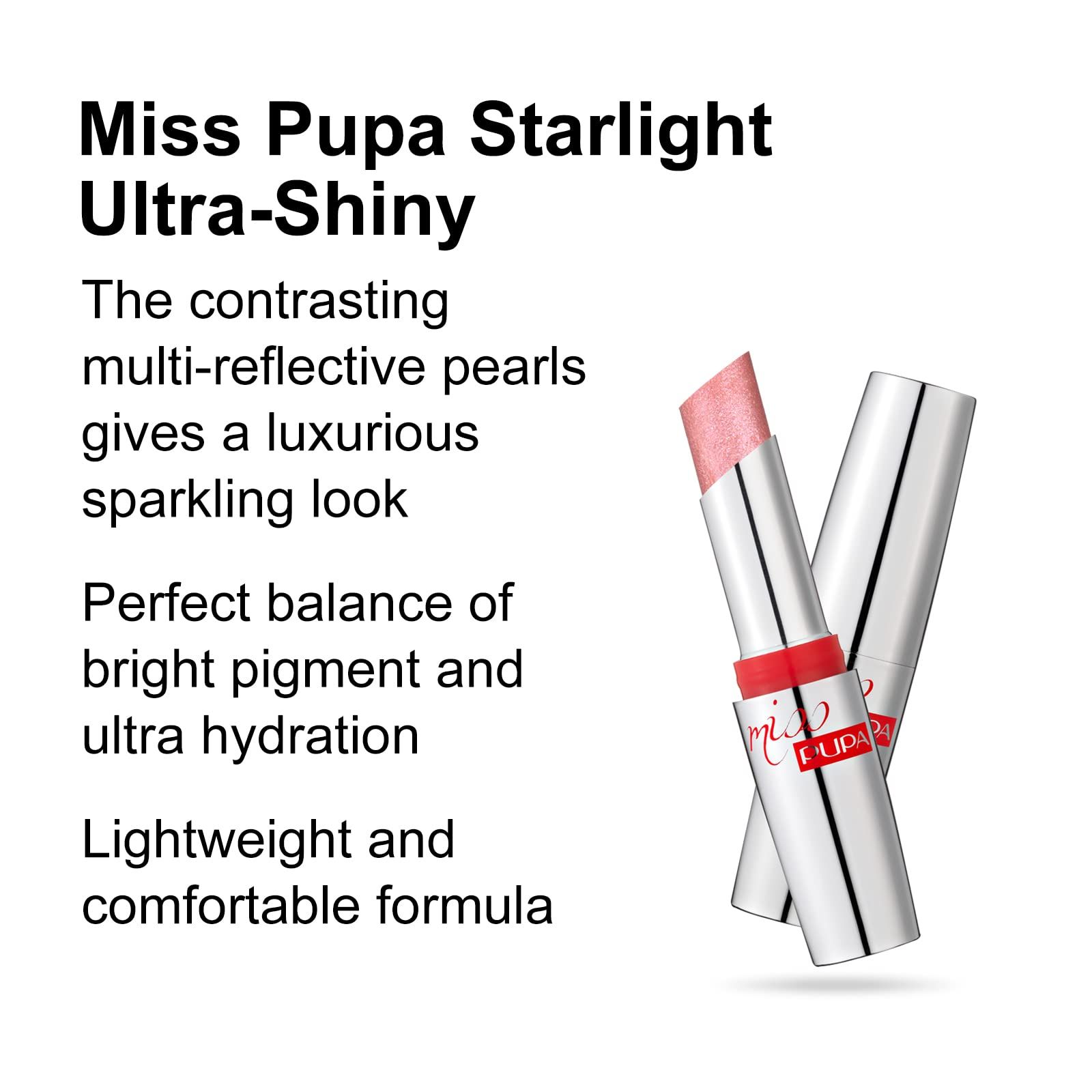 Pupa Miss Starlight Rossetto ultra brillante N.700 Charming Charlotte