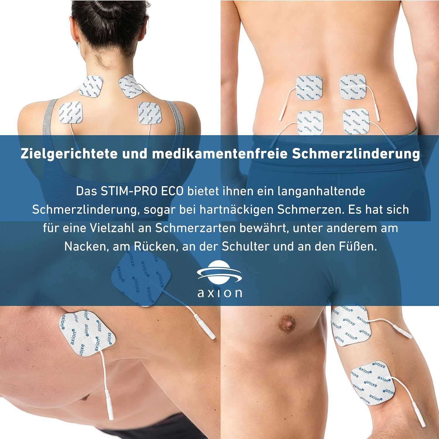 axion® STIM-PRO ECO TENS-Gerät zur Schmerztherapie