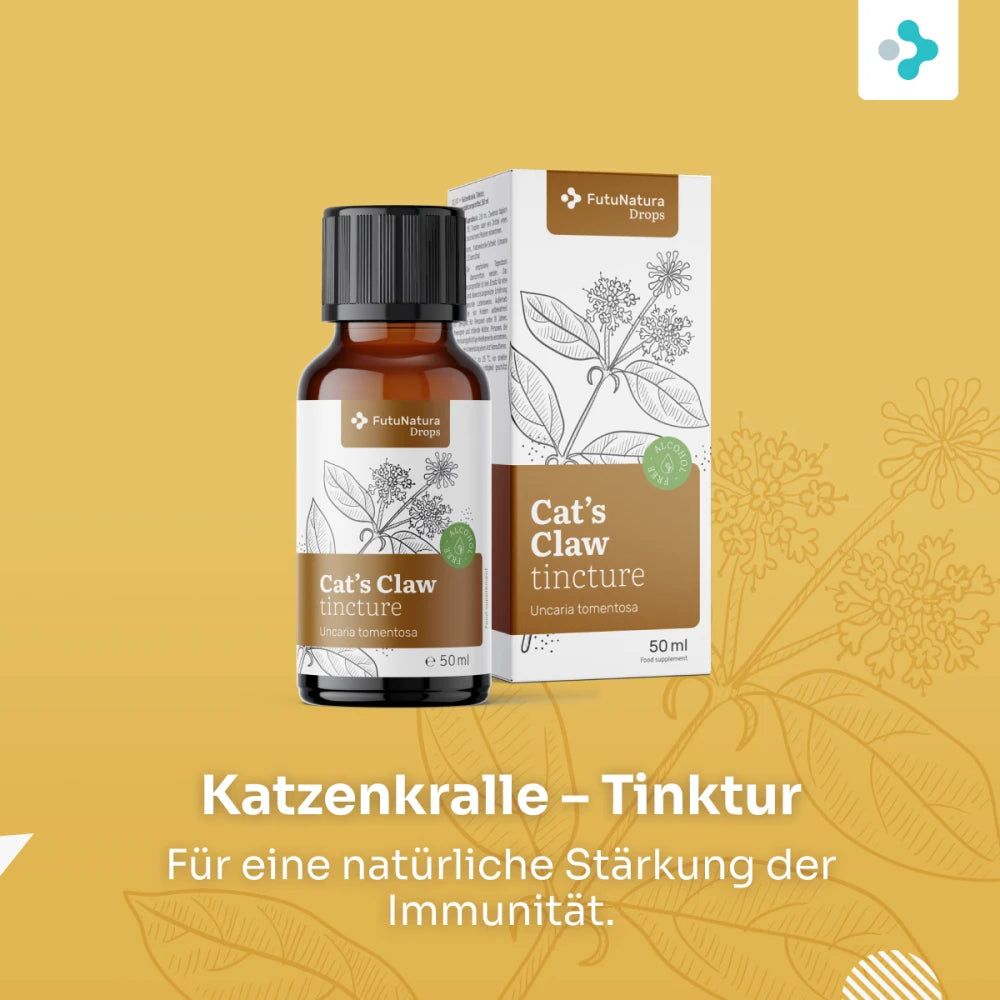 Katzenkralle Tinktur, 50 ml, für natürliche Immunitätsstärkung.