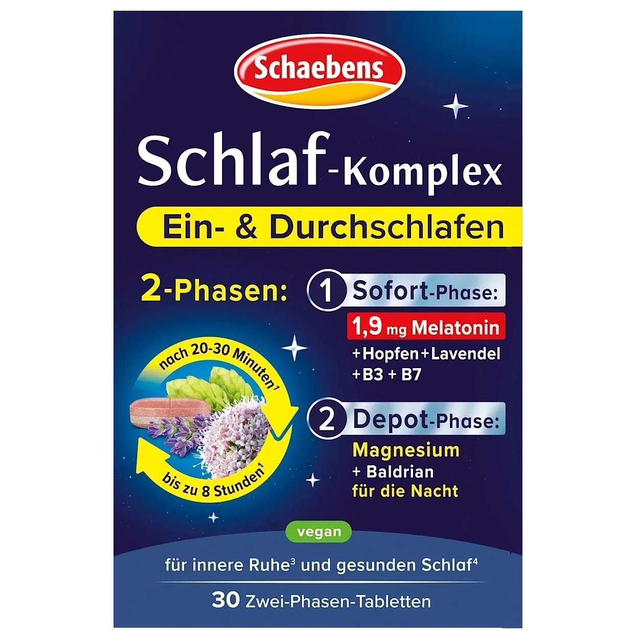 Schaebens Schlaf-Komplex 2-Phasen Tabletten
