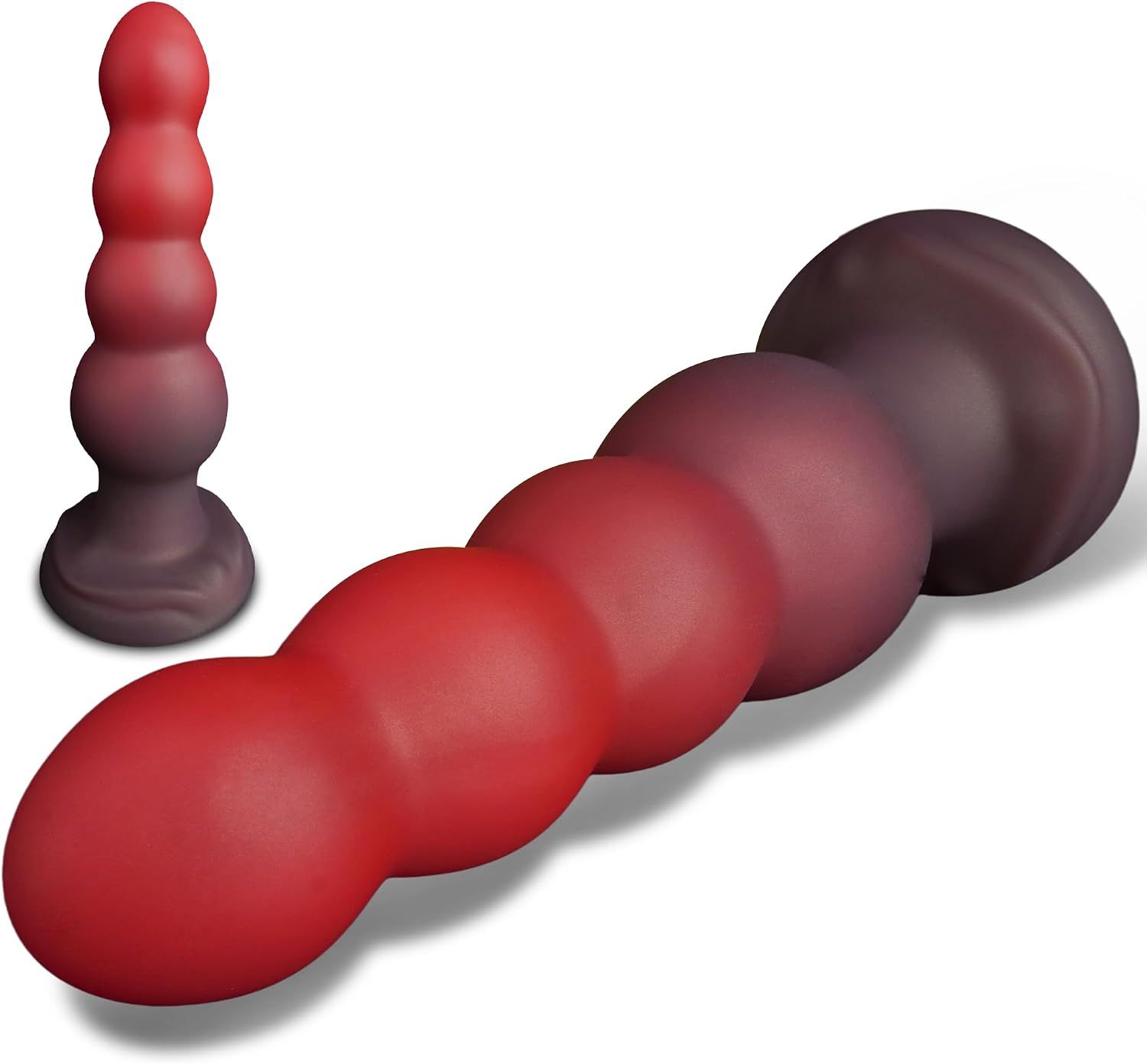 Laphwing Silikon-Dildo mit vier abgestuften Abschnitten, 18,5 cm