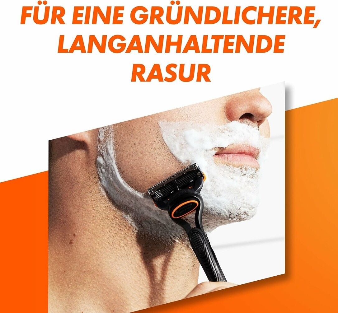 Gillette Fusion 5 Rasierklingen und Bartpflege Set, 10 Ersatzklingen für Nassrasierer Herren + Gill