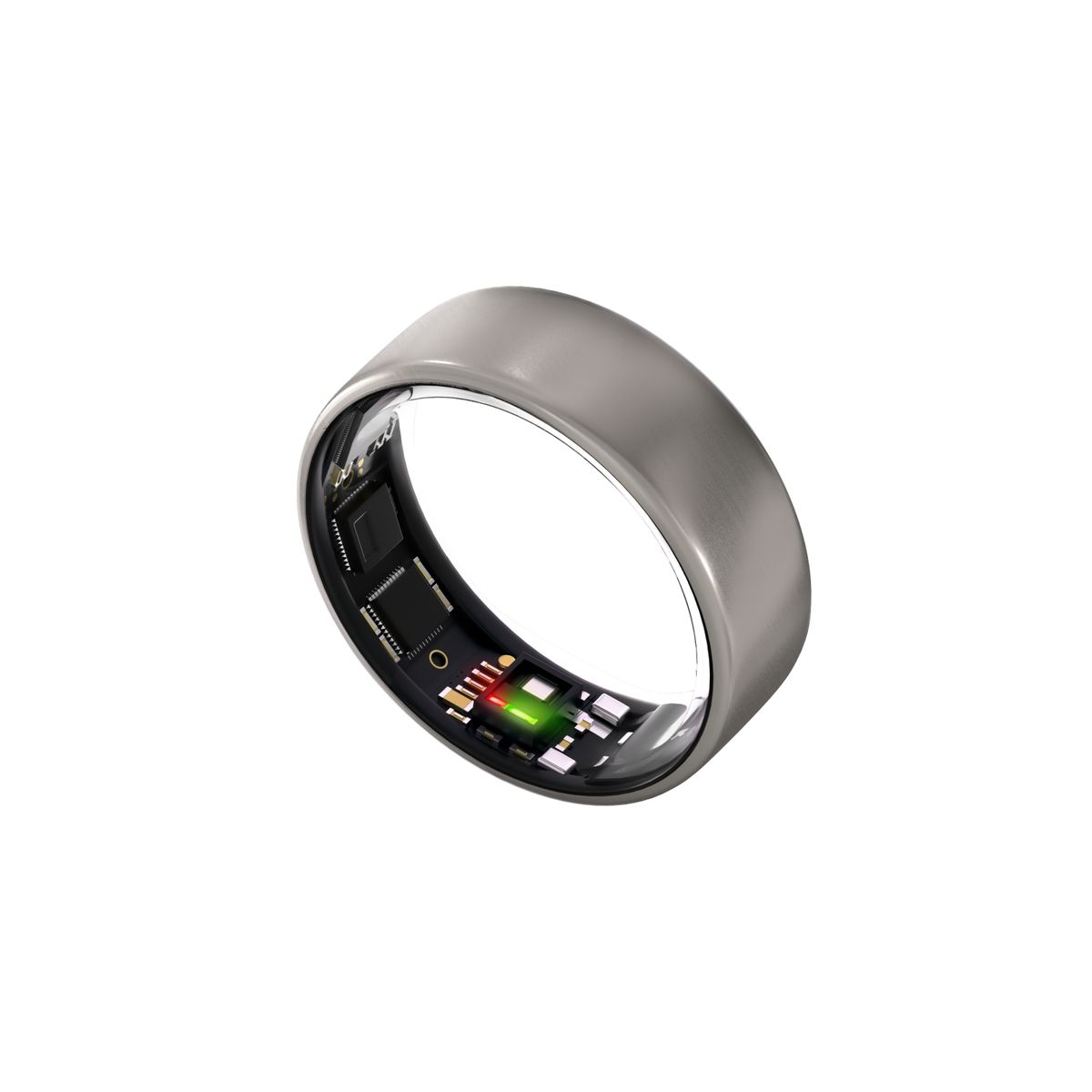 Ultrahuman AIR Smart Ring, Raw Titanium- Größe 6