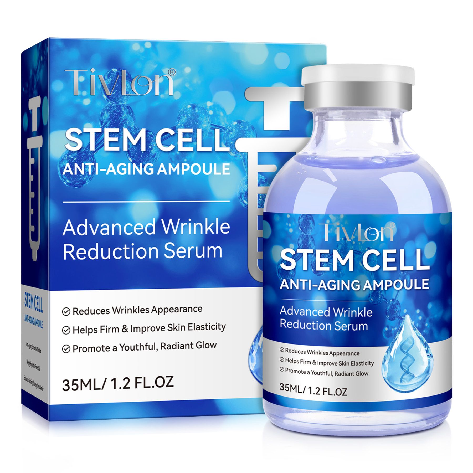 P-Beauty Gesichtsserum Stammzellen Serum für Anti-Aging Microneedling