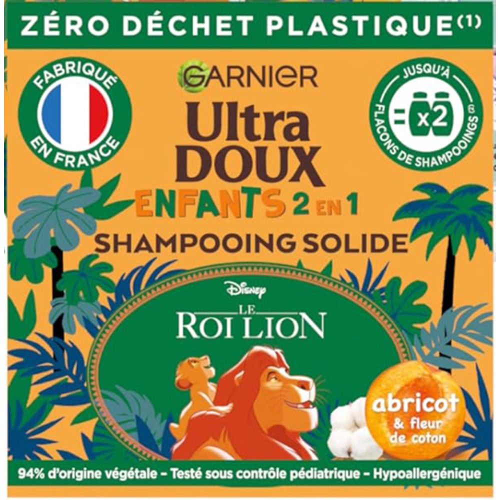 Garnier - Ultra Sanftes 2-in-1 Kinderfestes Shampoo – Der König der Löwen