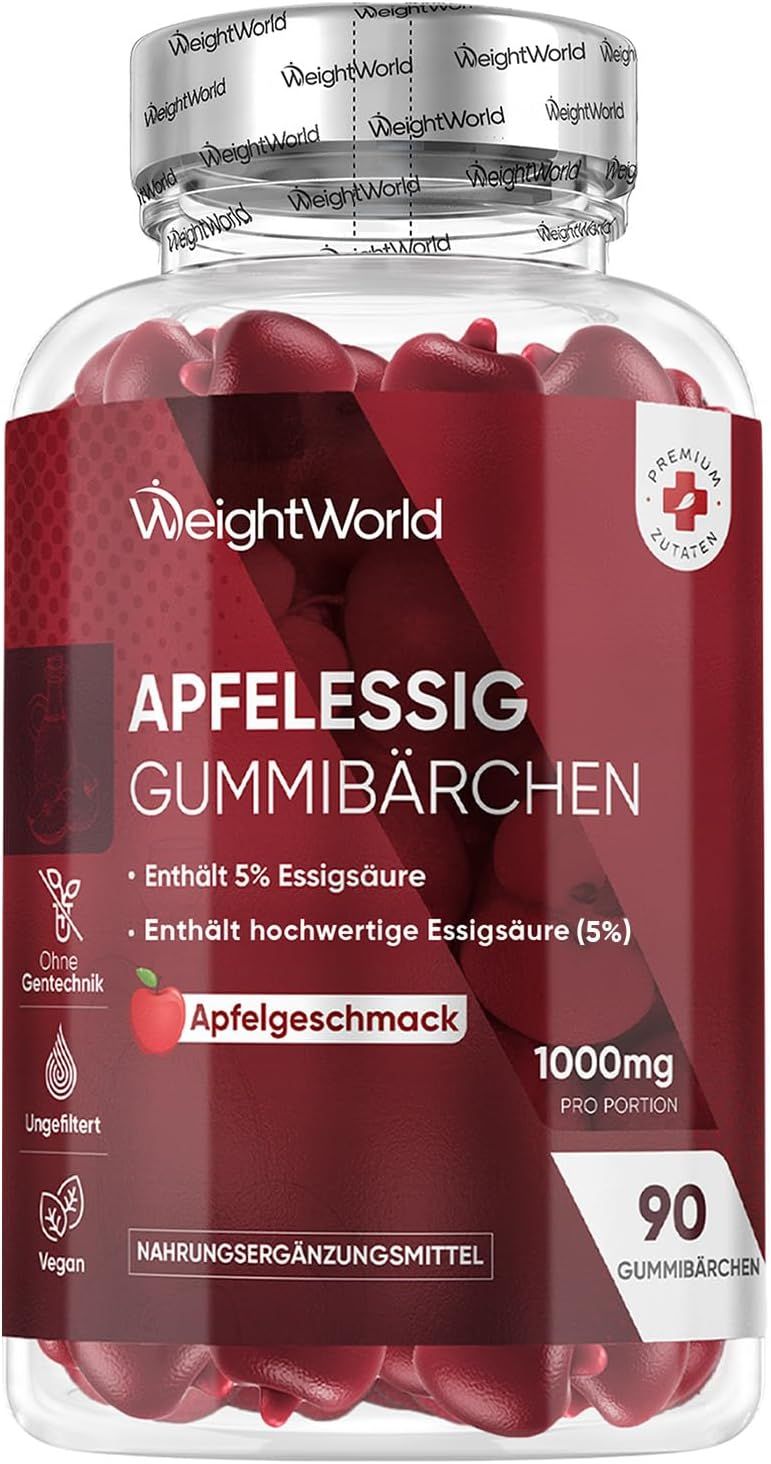 WeightWorld Apfelessig Gummibärchen 1000mg V2603-4864